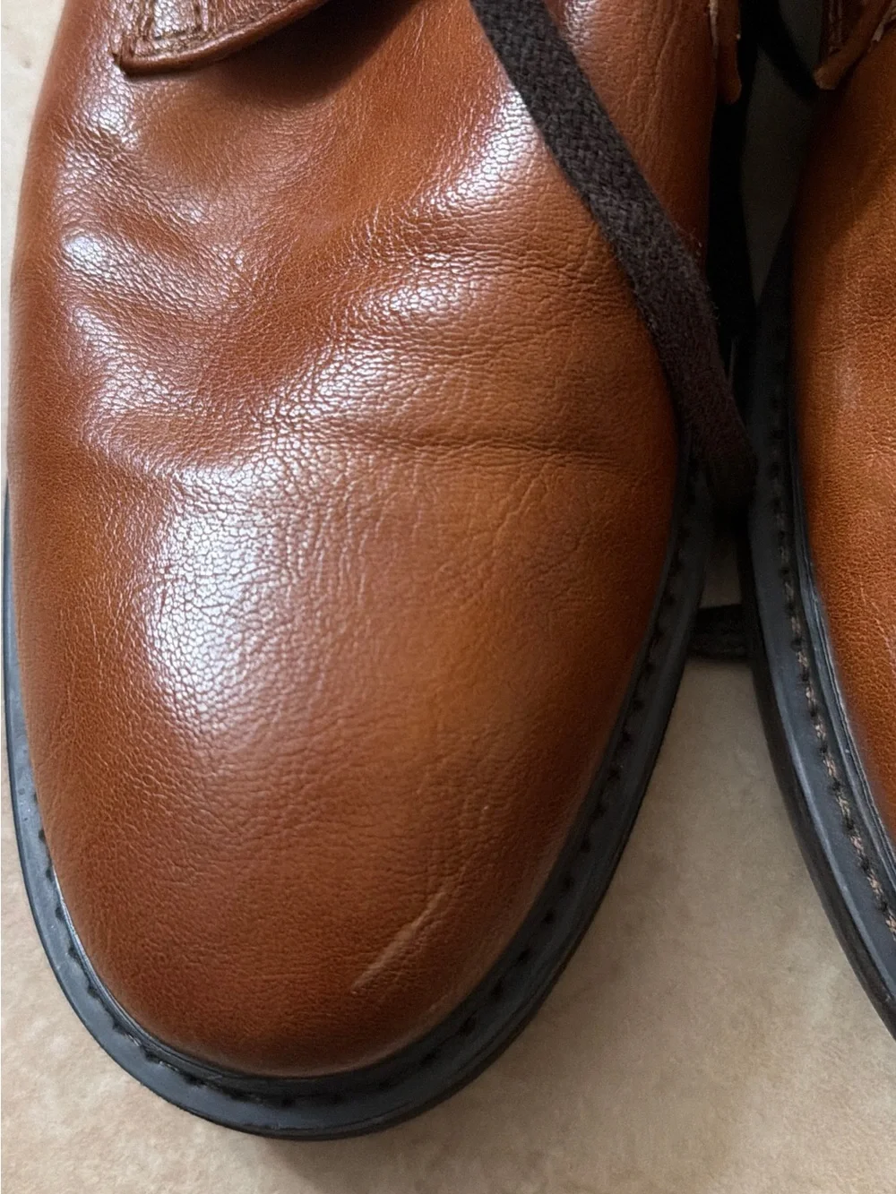 Nordstrom Men's Tan/Brown Leather Chukka Boots